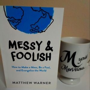🎈3/$15 MESSY & FOOLISH BY MATTHEW WARNER Dynamic Catholic 75 pages Like New